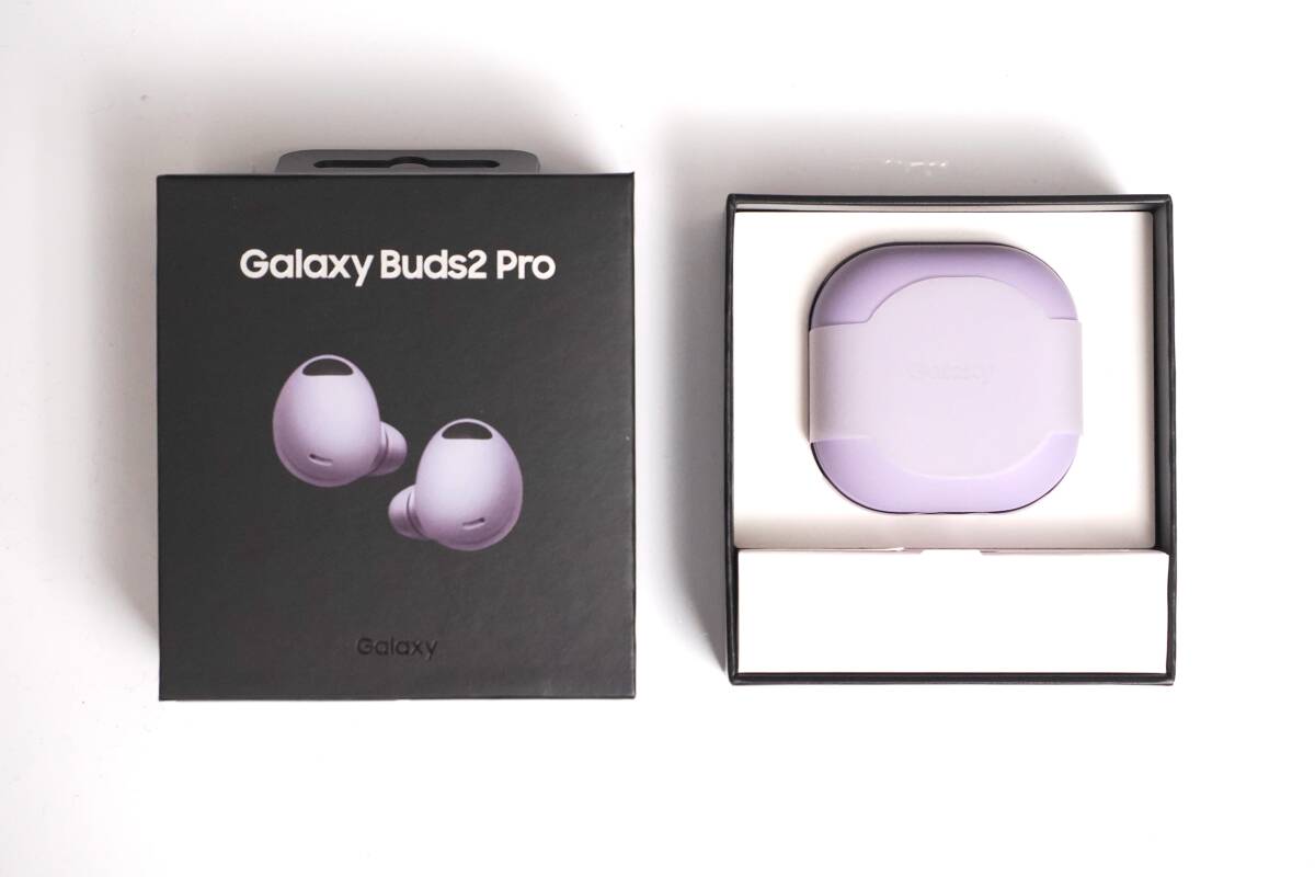 1回だけ使用】Samsung Galaxy Buds2 Pro (ボラパープル) SM 1回だけ使用】Samsung Galaxy Buds2 Pro (ボラパープル) SM