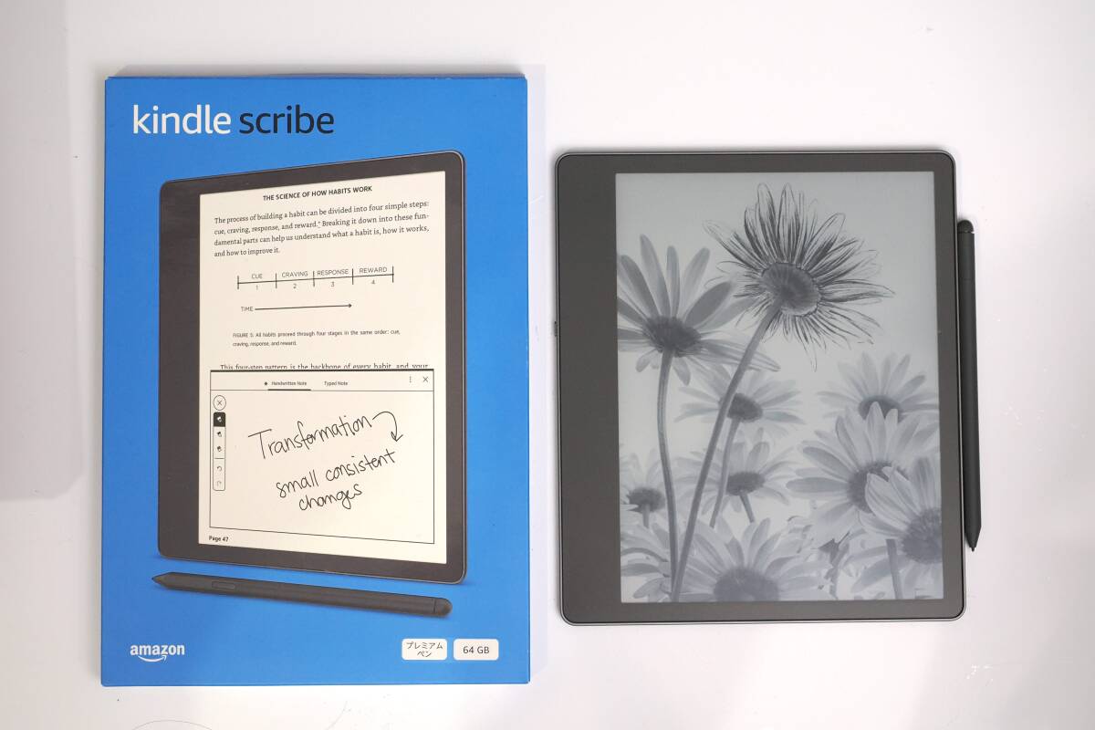 【傷ナシ美品】Kindle Scribe 64GB (キンドル スクライブ) ／ 10.2インチディスプレイ ／ プレミアムペン付きの画像1