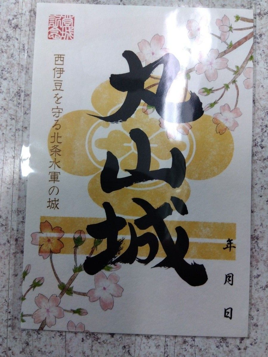 【伊豆水軍】御城印「丸山城」2種セット 北条早雲 伊勢宗瑞