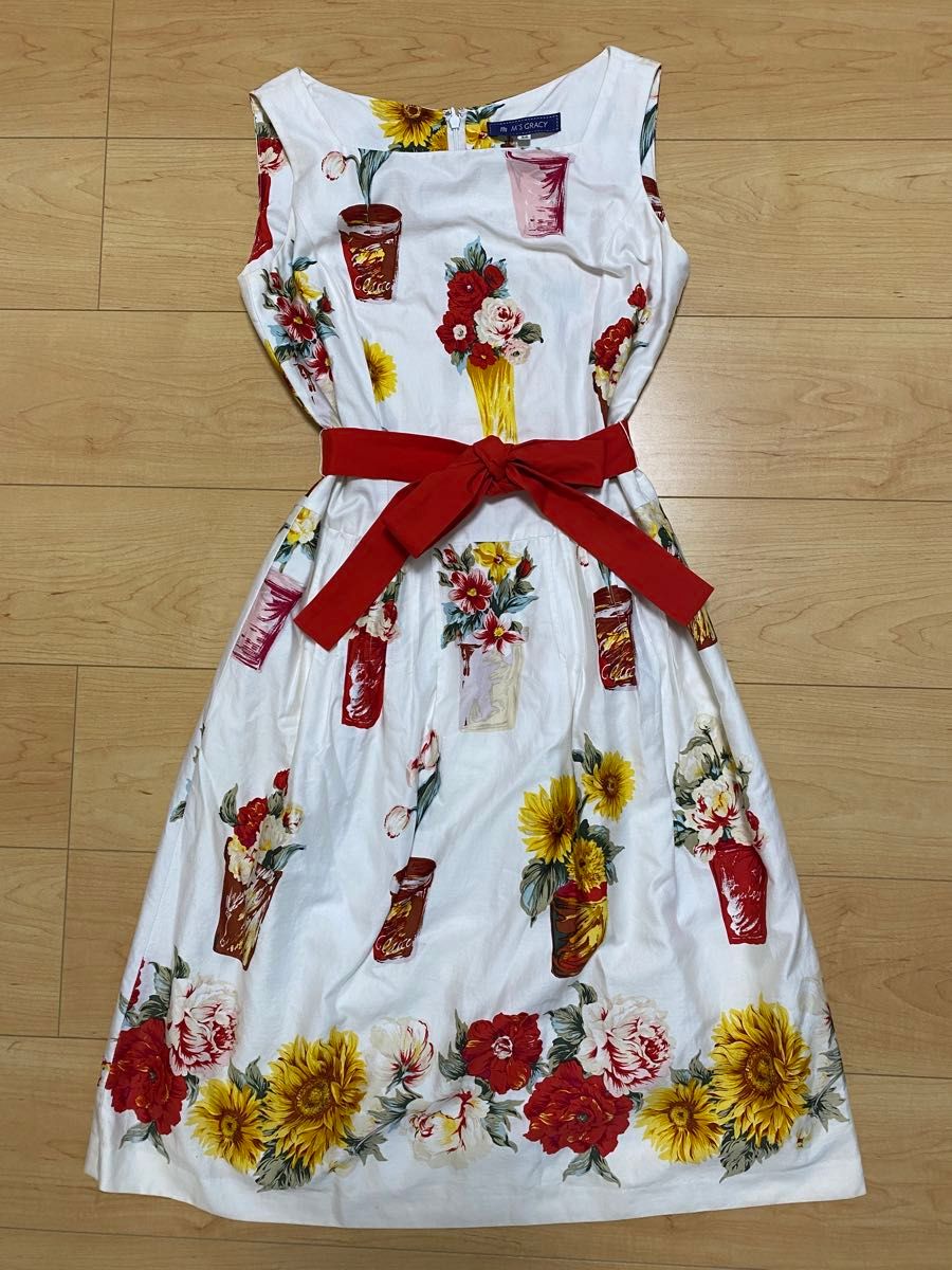 M'S GRACY エムズグレイシー 花柄ワンピース 38(M)|Yahoo M'S GRACY エムズグレイシー 花柄ワンピース 38(M)|Yahoo