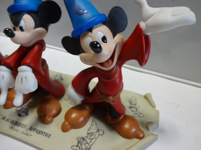 ディズニー FANTASIA ミッキーマウス　数量限定品　補修あとあります。　_画像5