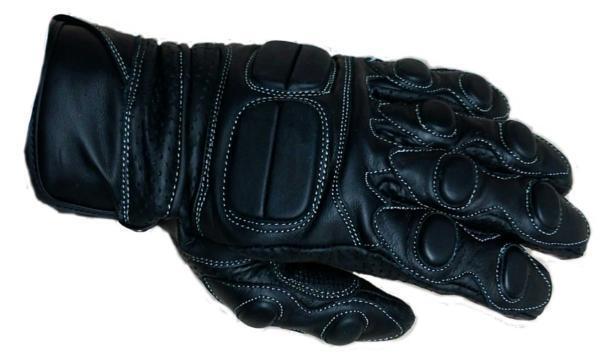  postage 198 jpy * cow leather bike glove * protect * spring summer Short mesh L certainly . leather quality 