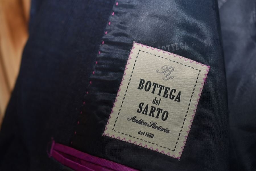 BOTTEGA del SARTO★イタリア製★良質 チェック柄 ウールジャケット XL（J-764) メンズ ブレザー おすすめの画像5