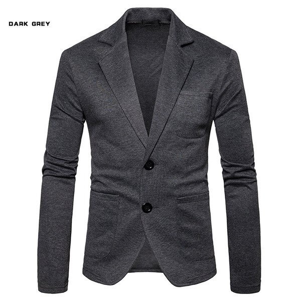 L Темно -серая куртка, брат брат мужская стильная мужская ткань повседневная бизнес простая весна и осень