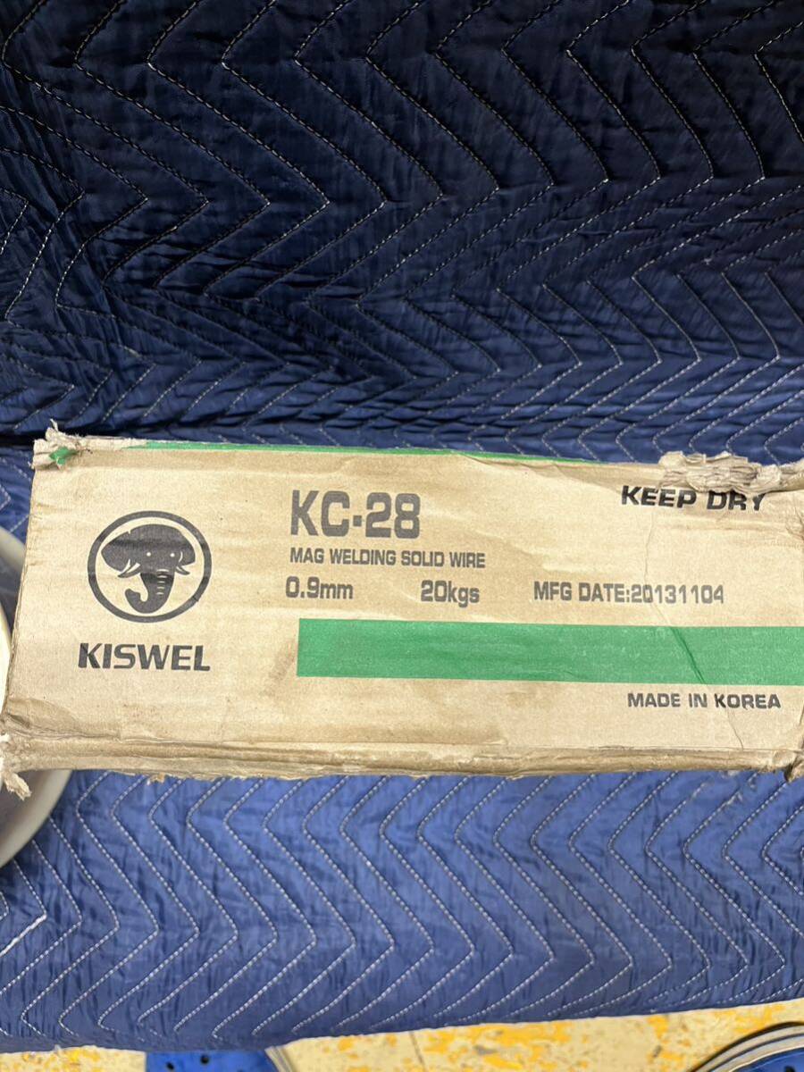 KISWEL キスウェル 軟鋼用ソリッドワイヤー KC-28 0.9Φ×20kg 0.9mm 20kg巻き の画像2