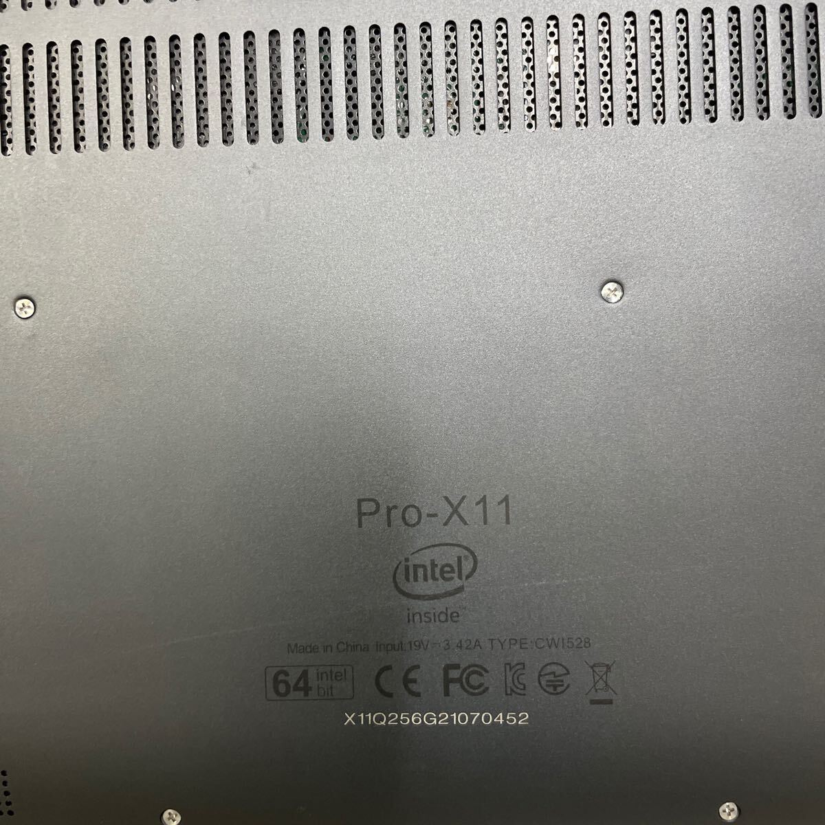 ア4 WAJUN Pro-x11 Core i3 6157U メモリ8GBの画像5