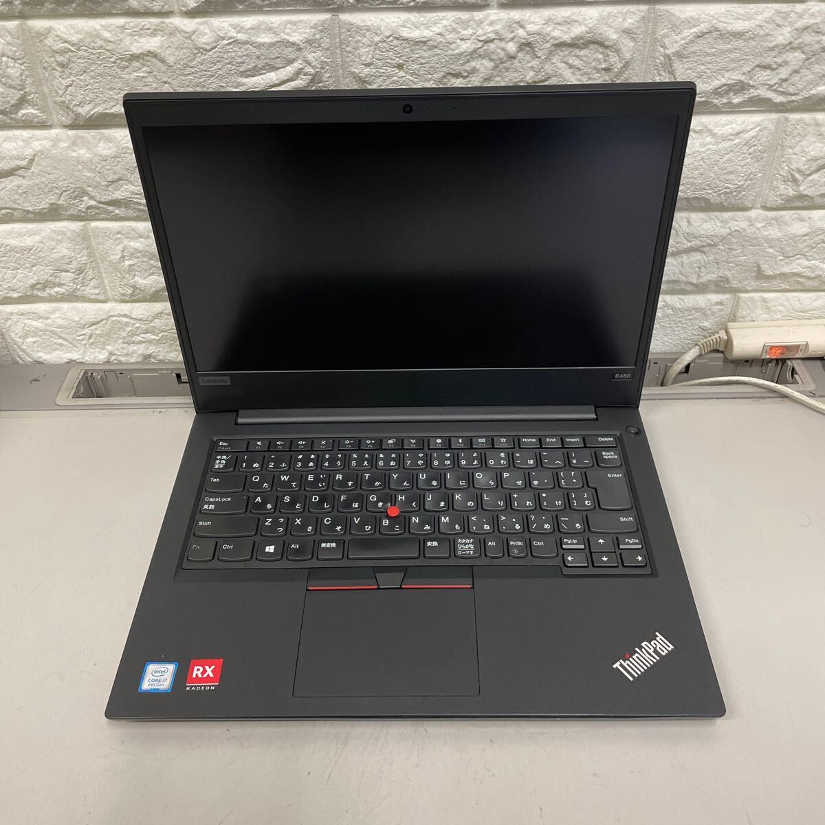 ウ10 Lenovo ThinkPad E480 Core i7 8550U メモリ16GB ジャンク_画像1