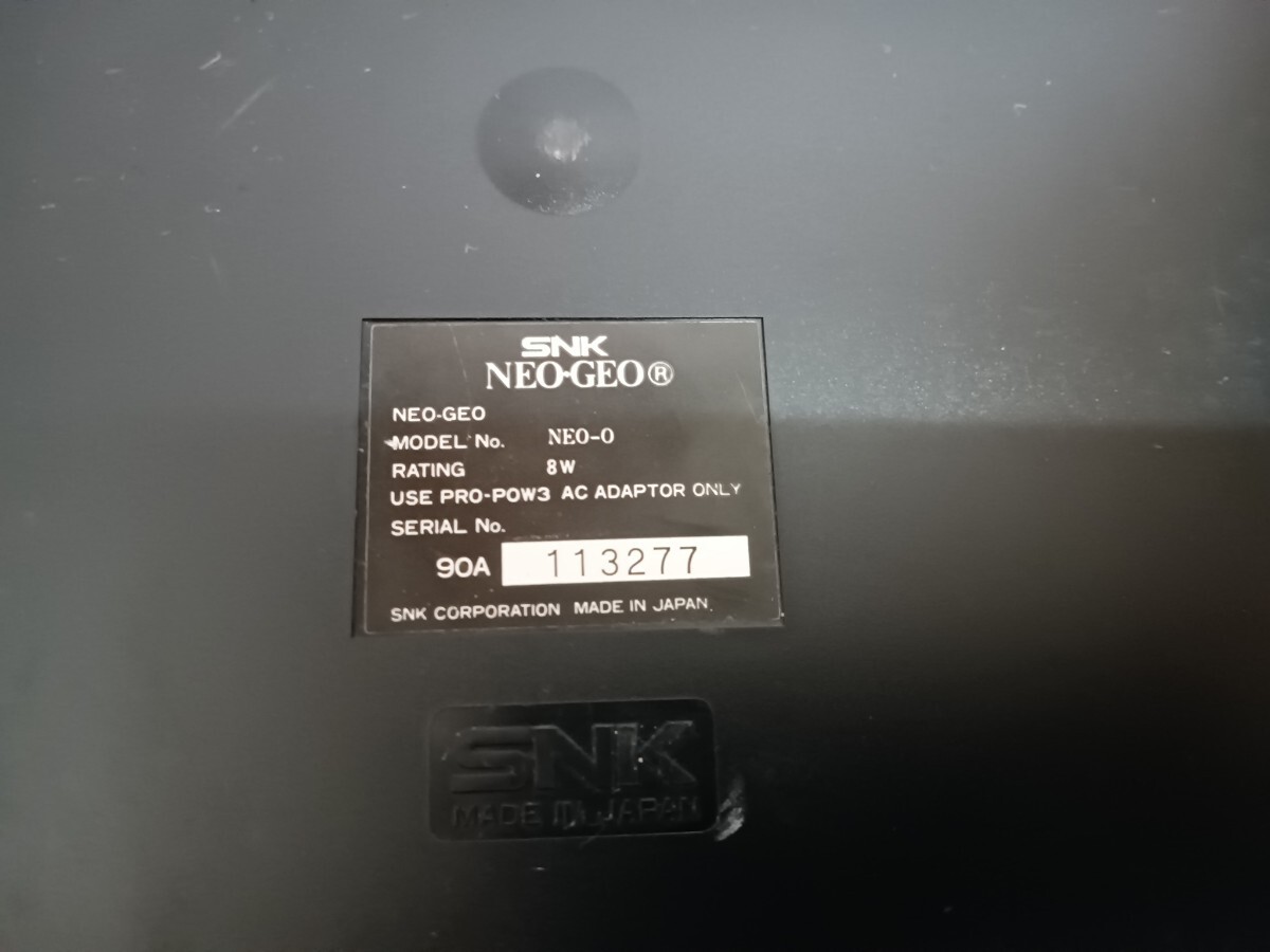 SNK NEO-GEO NEO-1 MAX 330 MEGA PRO-GEAR SPEC Neo geo NEOGEO Junk 