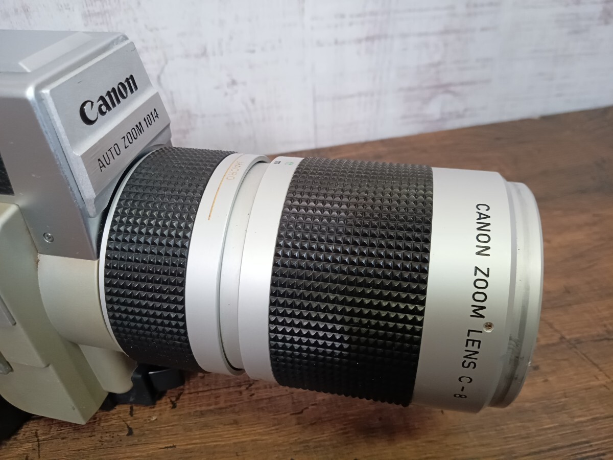 C25 Canon キャノン Auto ZOOM 1014 8mm 8ミリ フィルムカメラ キヤノン オートズーム 7-70mm 1:1.4 MACRO ジャンクの画像4