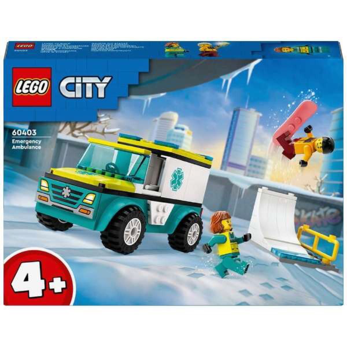 【新品・未開封】LEGO（レゴ） 60403 シティ 救急車とスノーボーダー