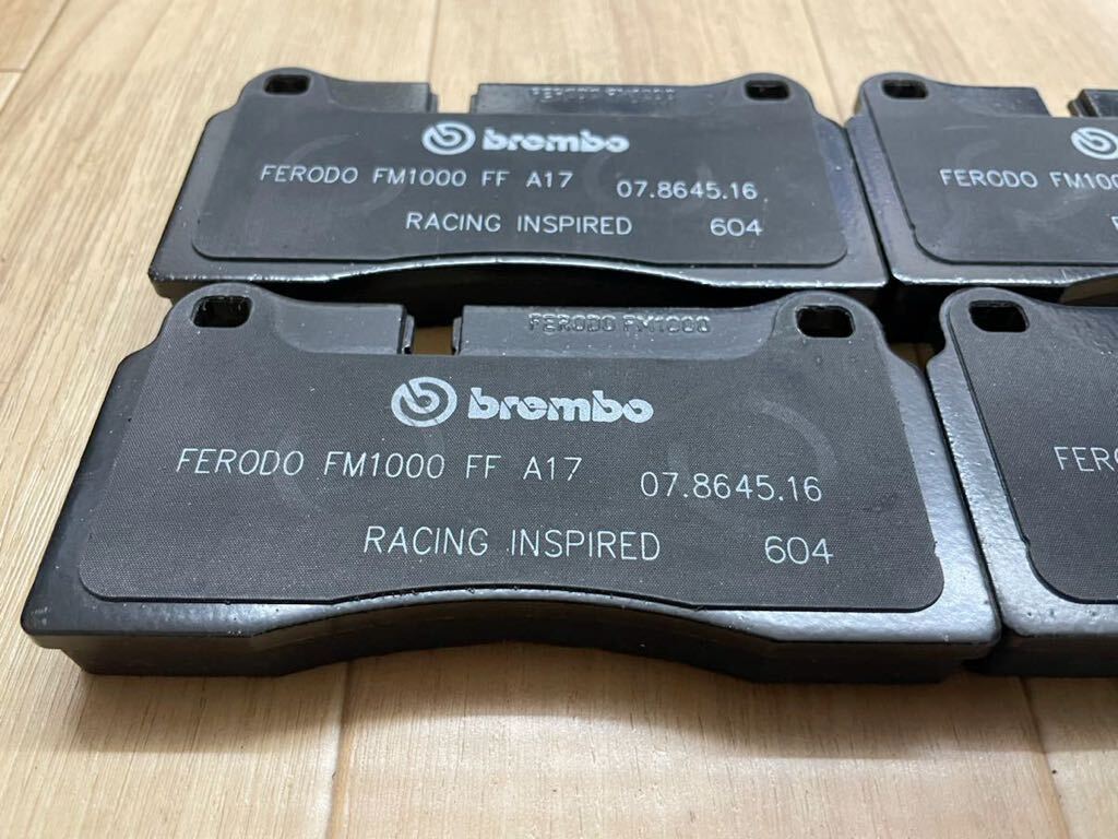 brembo ブレンボ F40 F50 ブレーキパッド FERODO FM1000 07.8645.16 の画像3