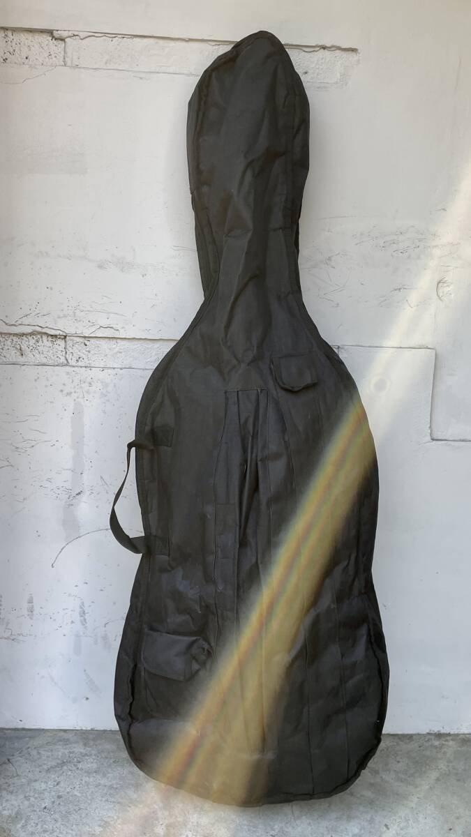 チェロ 4/4サイズ チェコスロバキア MADE IN CZECHOSLOVAKIA Cello 現状品 ソフトケース 直接受け渡しのみ（東京都台東区）の画像7