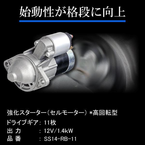 スカイライン HR33 ER33 ECR33 ENR33 BCNR33　高回転・強化 スターター セルモーター 【始動性向上】_画像3