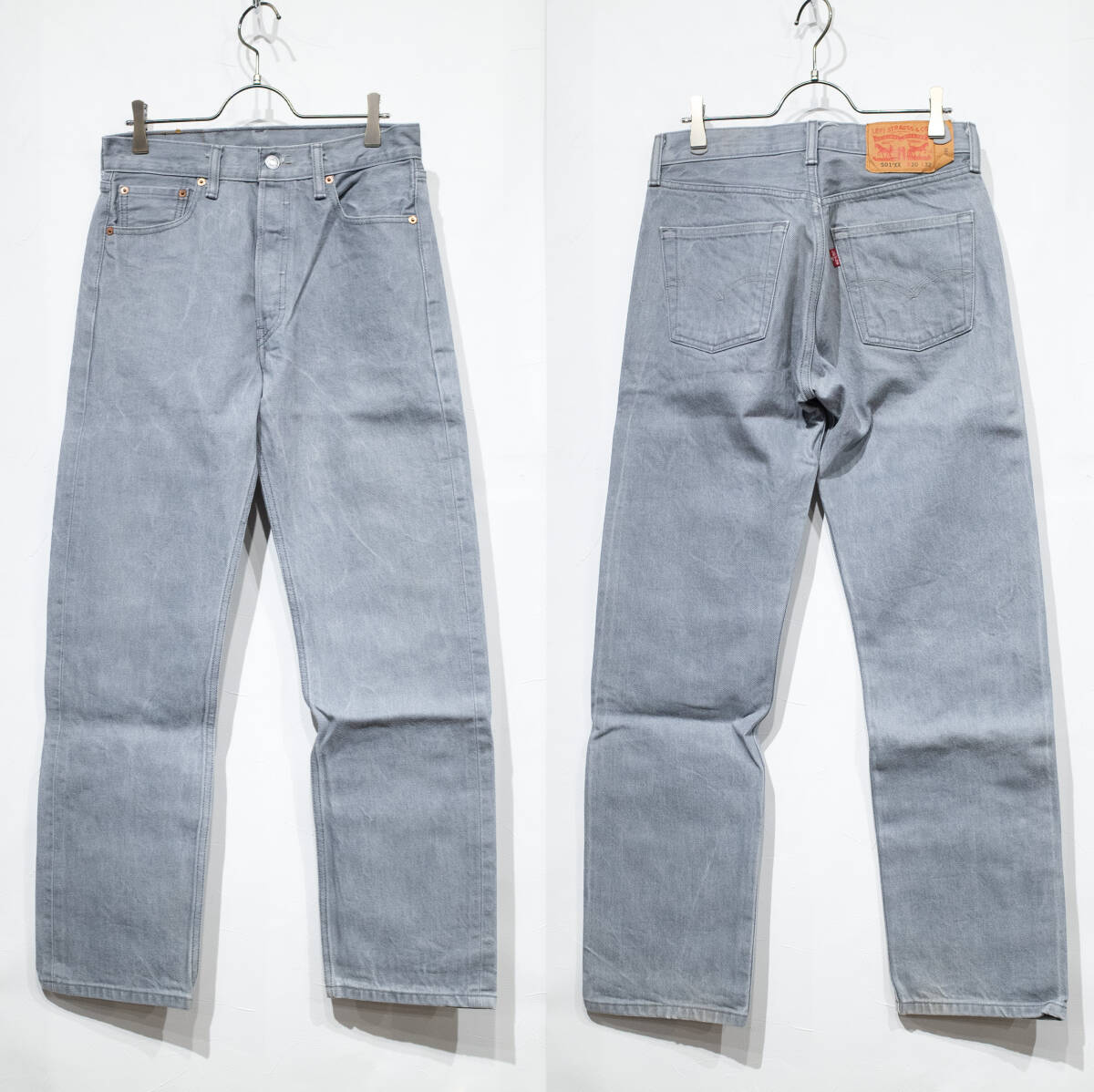 W30×L32 / Levi’s 501xx リーバイス ストレート ジーンズ デニム ストーン グレー 灰色 アメカジ 古着 Y2K 希少 レアカラー メキシコ製