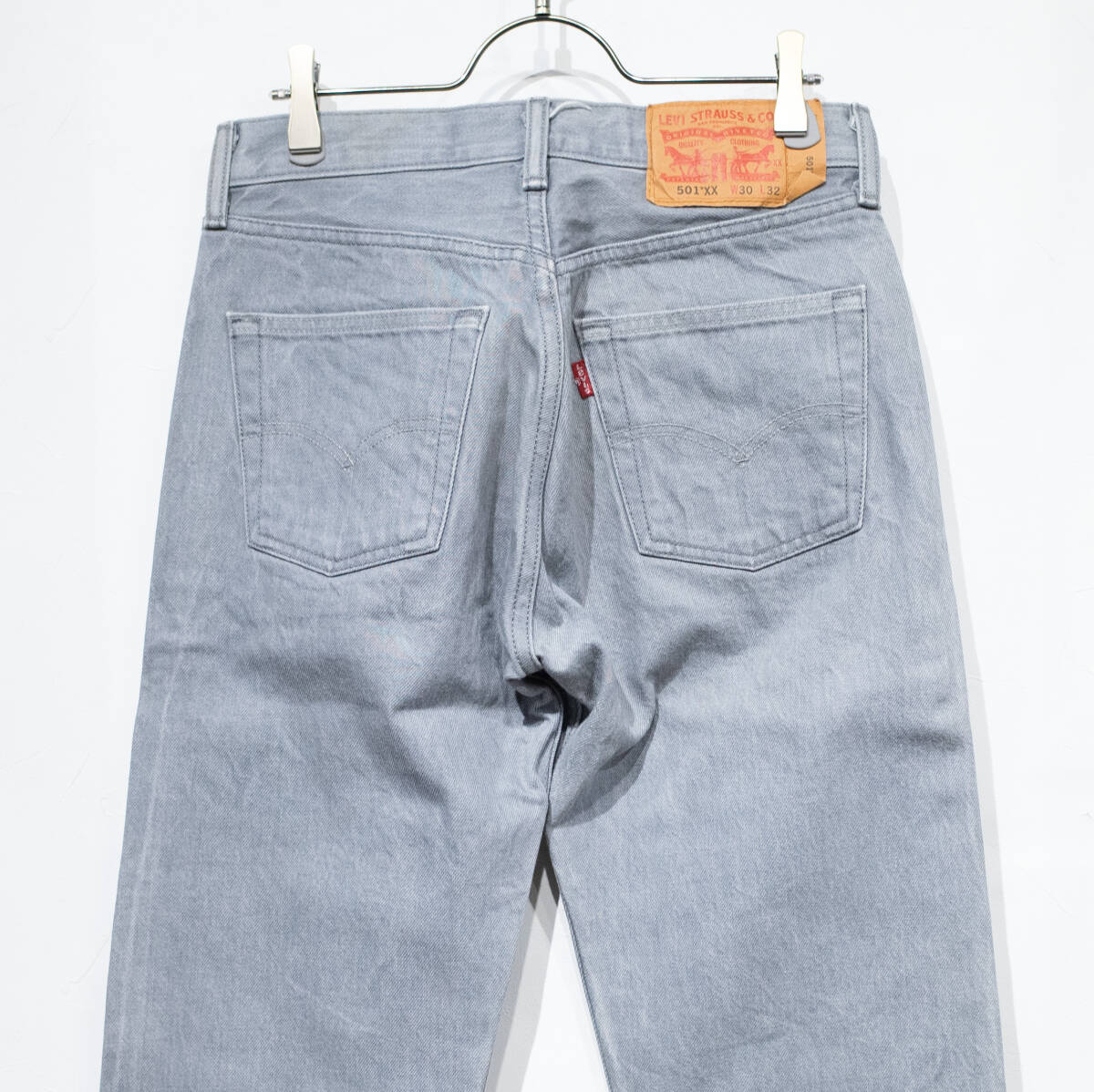 W30×L32 / Levi’s 501xx リーバイス ストレート ジーンズ デニム ストーン グレー 灰色 アメカジ 古着 Y2K 希少 レアカラー メキシコ製