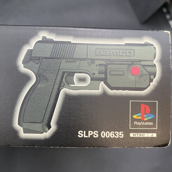 G0406O51 動作未確認 namco PlayStation PSソフト「タイムクライシス」+銃型コントローラー「ガンコン」の画像10