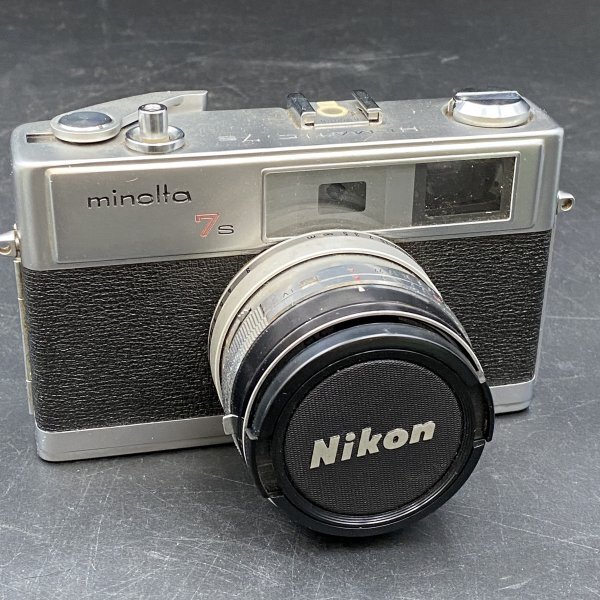 G0417T93 MINOLTA ミノルタ HI-MATIC ハイマチック 7S コンパクトカメラ 蓋社外ニコン　ジャンク_画像9