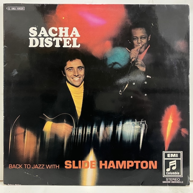 ●即決LP Sacha Distel With Slide Hampton / Back To Jazz 1C062-10025 ej4732 独69年プレス _画像1