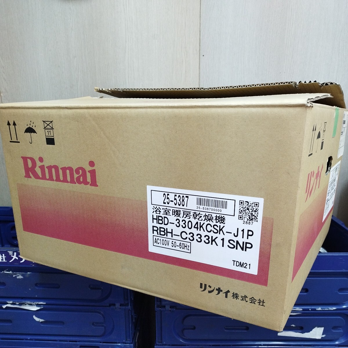 Rinnai 浴室暖房乾燥機 HDB-330 4KCSK-J1P RBH-C333K1 SNP リンナイ 未使用品の画像1