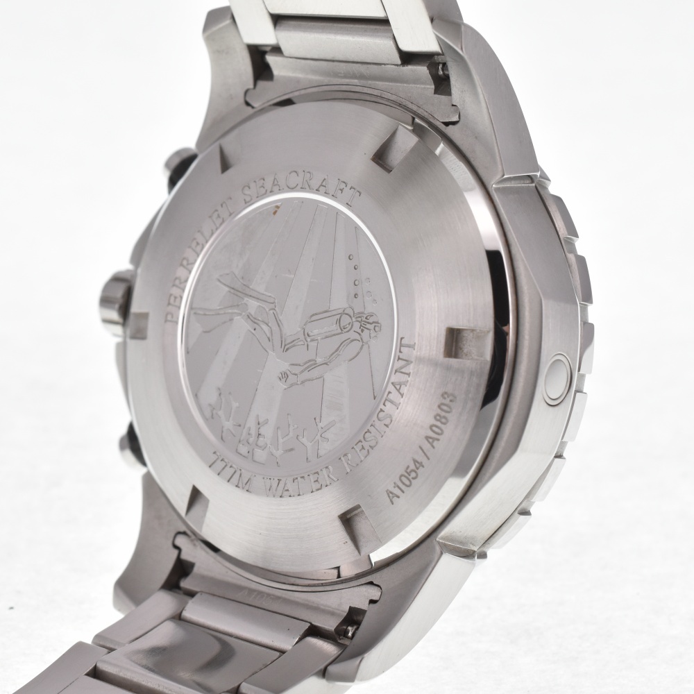 ^ perrelet PERRELET A1054si- craft 777m chronograph Date self-winding watch men's beautiful goods written guarantee attaching .B#127610
