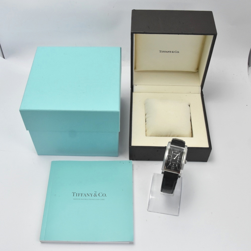 ティファニー TIFFANY&Co. グランド Z0031.68.10A10A70A デイト 自動巻き メンズ 美品 箱付き D#130928_画像9