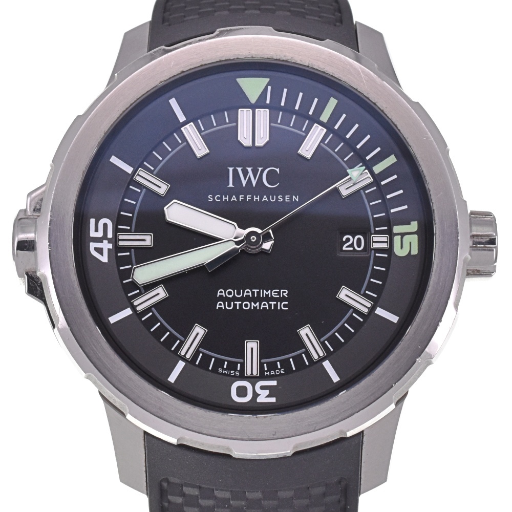 IWC SCHAFFHAUSEN IW329001  Aqua  таймер   день  ...  автоматически  скручивание    мужской   товар в хорошем состоянии   гарантийный талон   идет в комплекте  E#130323