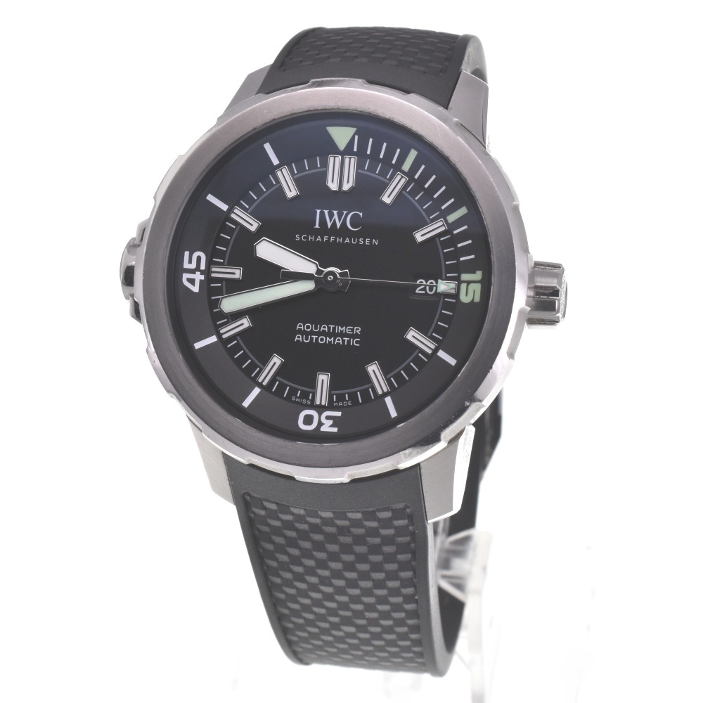 IWC SCHAFFHAUSEN IW329001  Aqua  таймер   день  ...  автоматически  скручивание    мужской   товар в хорошем состоянии   гарантийный талон   идет в комплекте  E#130323