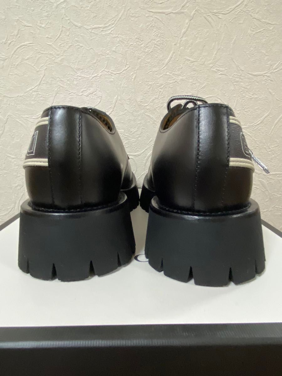 GUCCI レザーダービーシューズ 黒 新品未使用 正規品|Yahoo GUCCI レザーダービーシューズ 黒 新品未使用 正規品|Yahoo