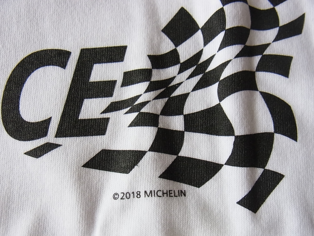 ★MICHELIN ミシュラン ビバンダム 2018 SPIRIT OF THE RACE Tシャツ 白 サイズM /未使用 *長期個人保管品の画像4