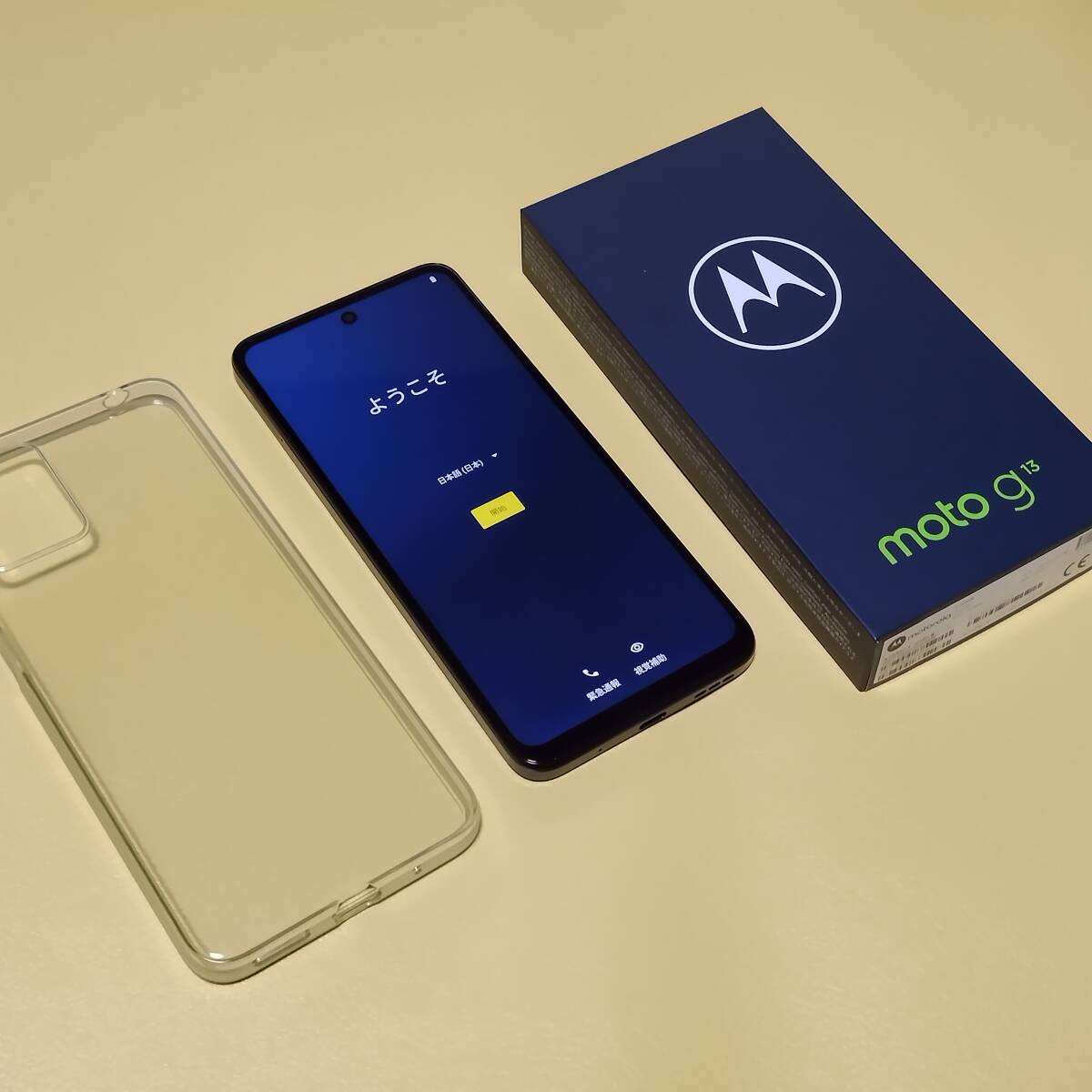 新古品 Motorola moto g13 マットチャコール 128GB Type MC3FB 新古品 Motorola moto g13 マットチャコール 128GB Type MC3FB