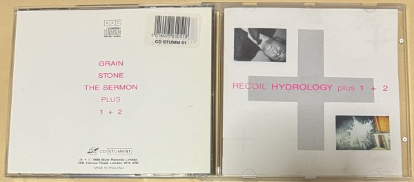 Recoil Hydrology Plus 1 + 2 Alan Wilder Depeche Mode Mute CD STUMM 51_画像1