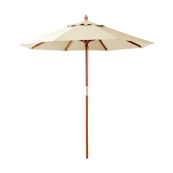 天然木 木製パラソル 210cm【ソナタ-SONATA-】パラソル 撥水 天然木 SH-05-60157-IV アイボリー