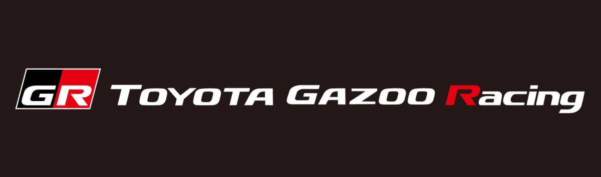 GR TOYOTA GAZOO Racing切り文字ステッカー　横30cm　1枚_画像1