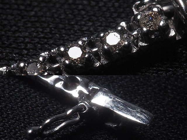  sound feather shop # diamond /1.00ct K18WG white gold tennis bracele finish settled [ used ]