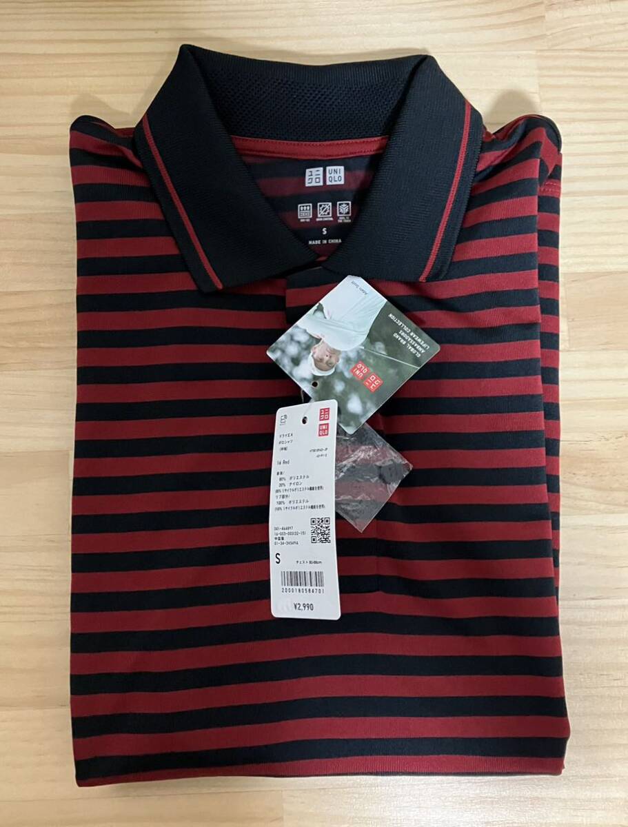 新品 ユニクロ ドライEXポロシャツ(半袖)アダム・スコット着用 新品 ユニクロ ドライEXポロシャツ(半袖)アダム・スコット着用