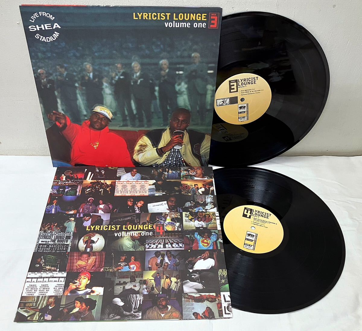 AC132404▲US盤 LYRICIST LOUNGE VOLUME ONE 4LPレコード(4枚組) ラップ/RAWKUS/De La Soul/Prime/Cipher complete/Sarah Jones他の画像5
