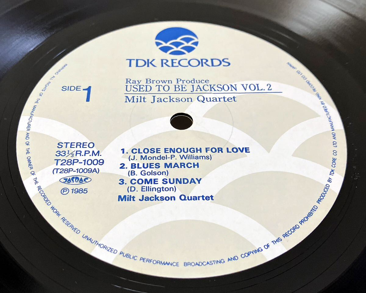 AC95404▲帯付美品 ミルトジャクソン・クァルテット LPレコード Milt Jackson Quartet/レイブラウン/ミッキーローカー/シダーウォルトン_画像4