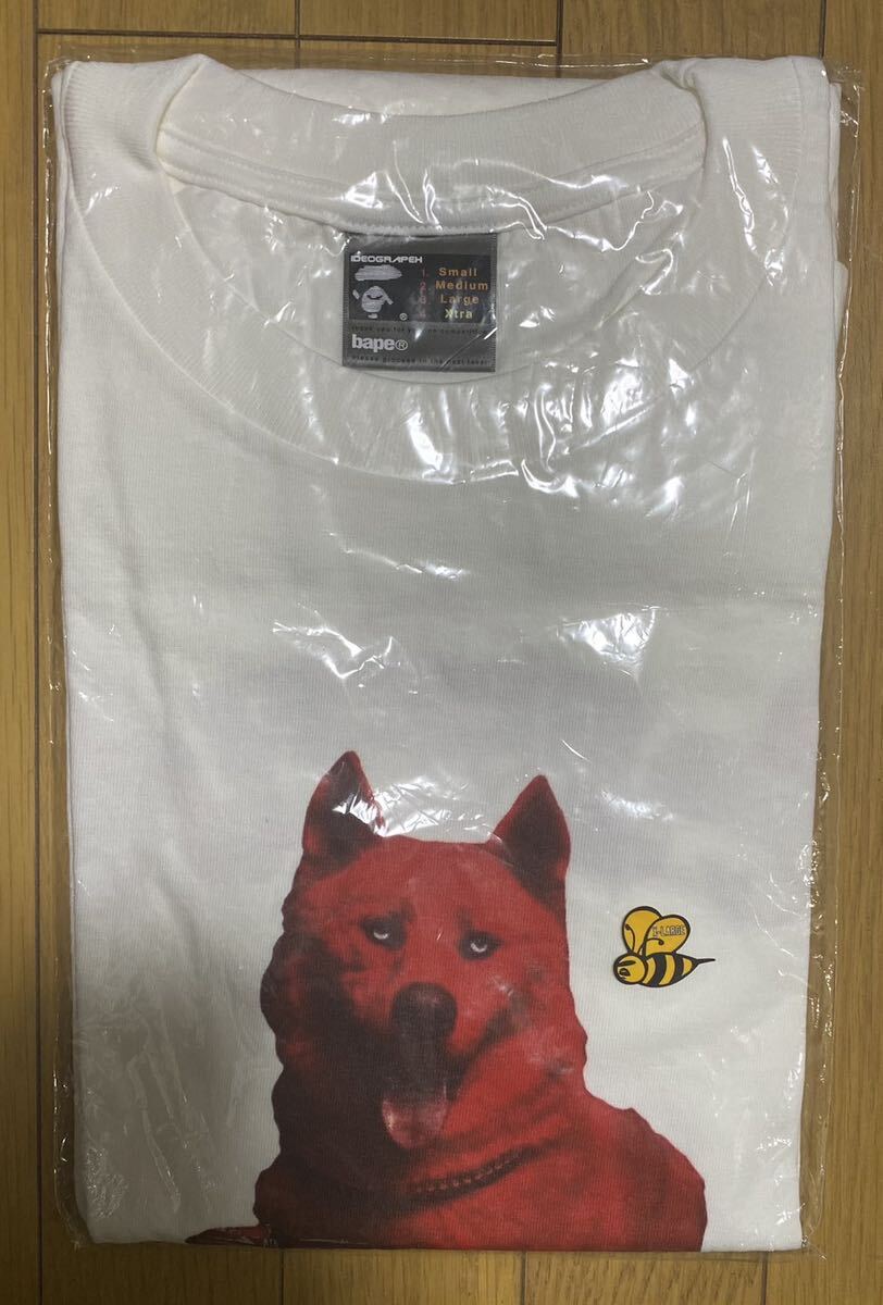 新品　未開封　APE BBC ビリオネアボーイズクラブ　ファレル　nerd Tシャツ　XLサイズ_画像1