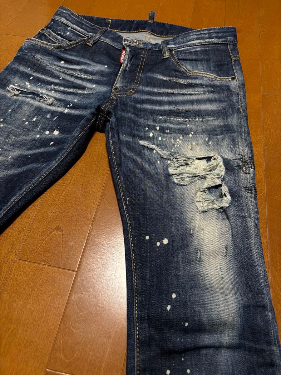 【超美品 希少】DSQUARED2 Super Twinky Jean 濃紺 44