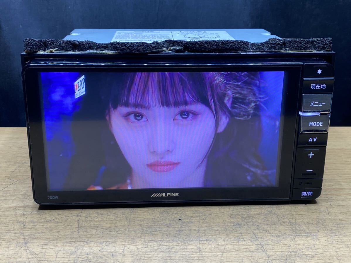 【送料込】アルパイン 700W カーナビTV 2017年度地図 ★良品★ Yahoo!オークション - アルパイン ALPINE 700W メモリーナビ