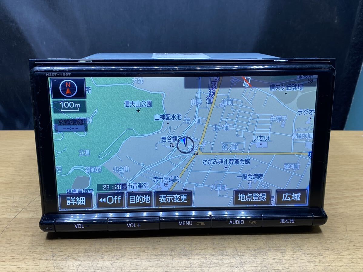 トヨタ 純正 ナビ NSZT-Y66T 9インチ 地図データ 2016年 チェックOKの画像1