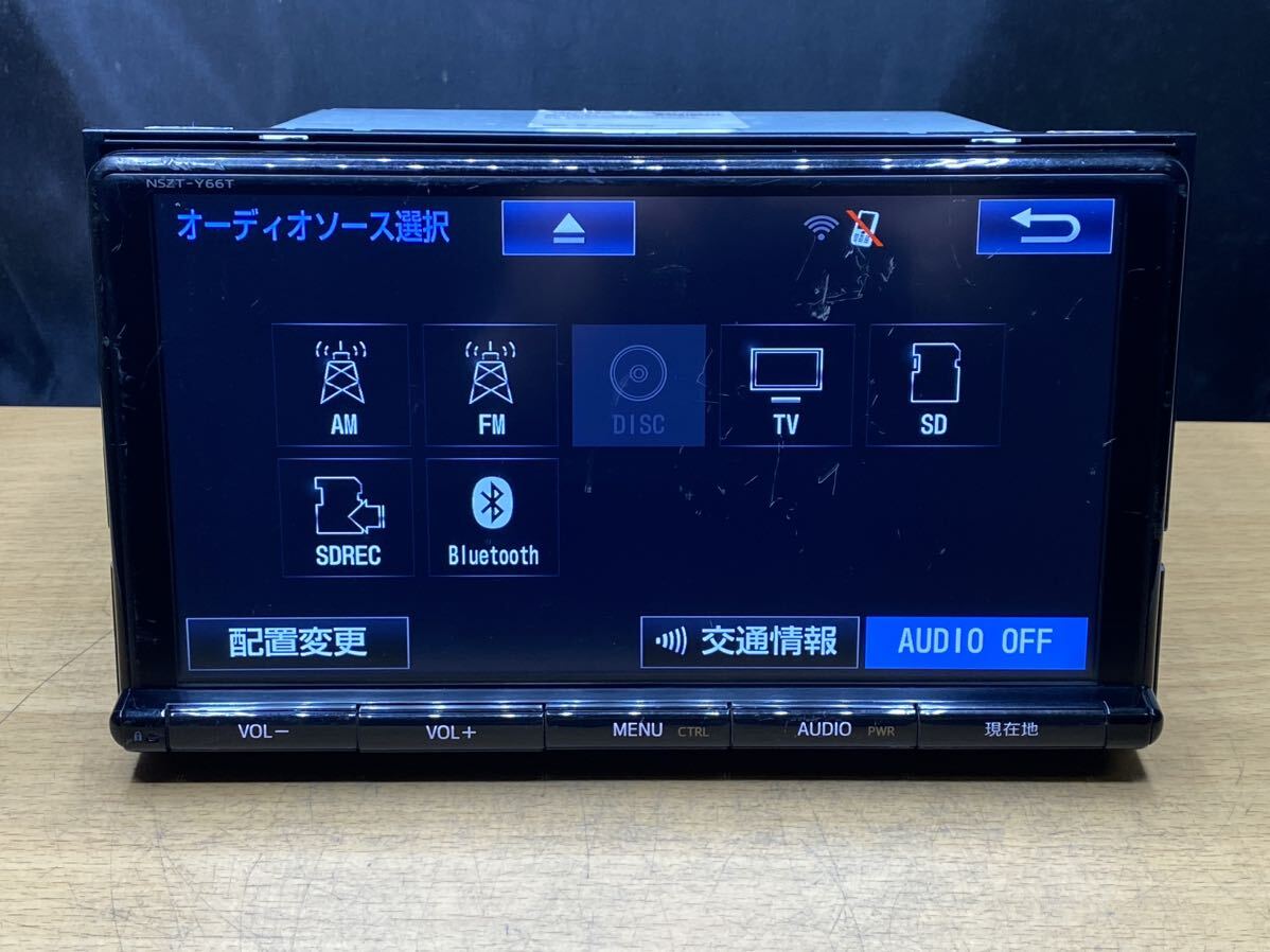 トヨタ 純正 ナビ NSZT-Y66T 9インチ 地図データ 2016年 チェックOKの画像3