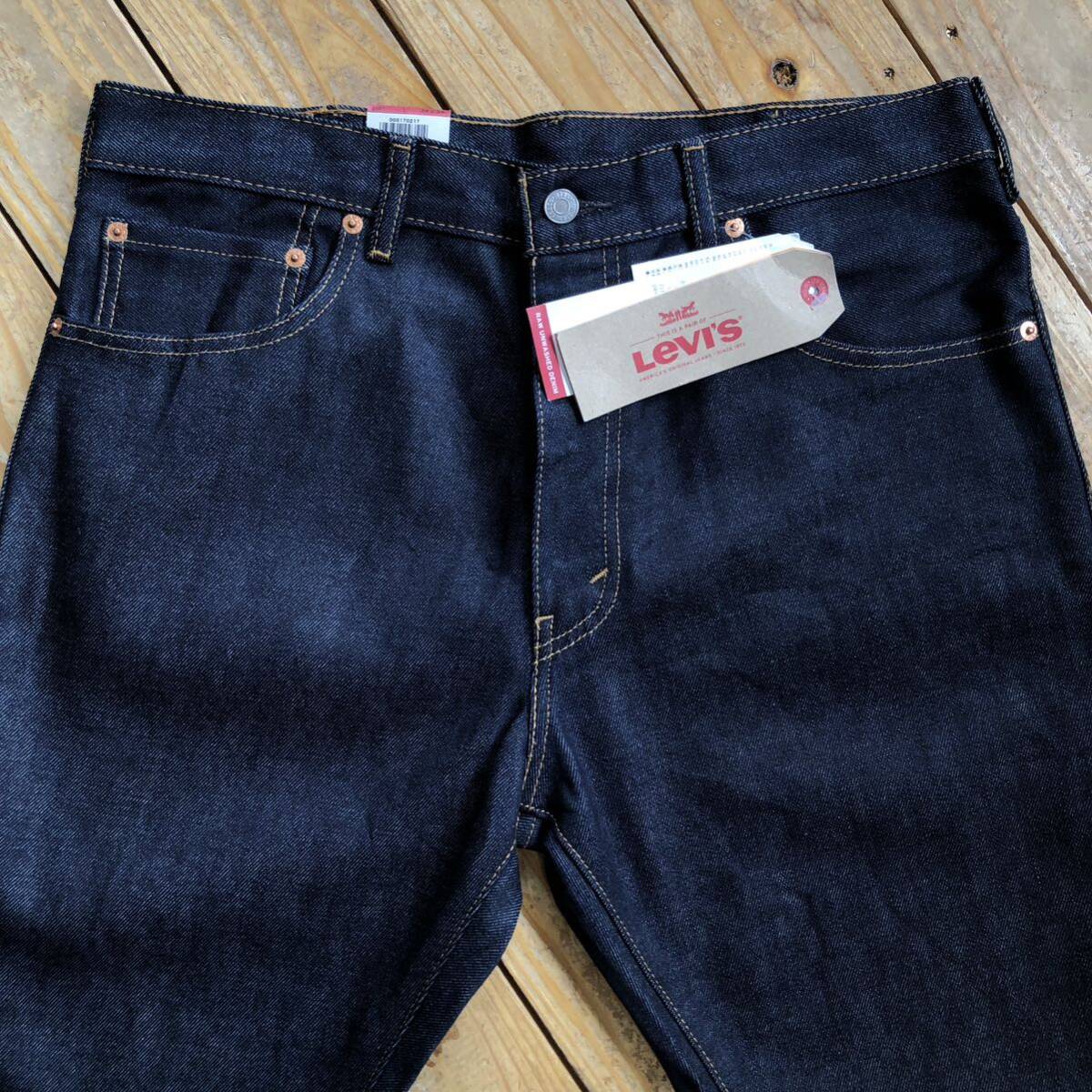 USA古着 Levis 517 デニムパンツ メンズ W34 L34 濃紺 ブーツカット インディゴブルー リジット アメカジ 新品未使用品 アメリカ仕入 P1346_画像2