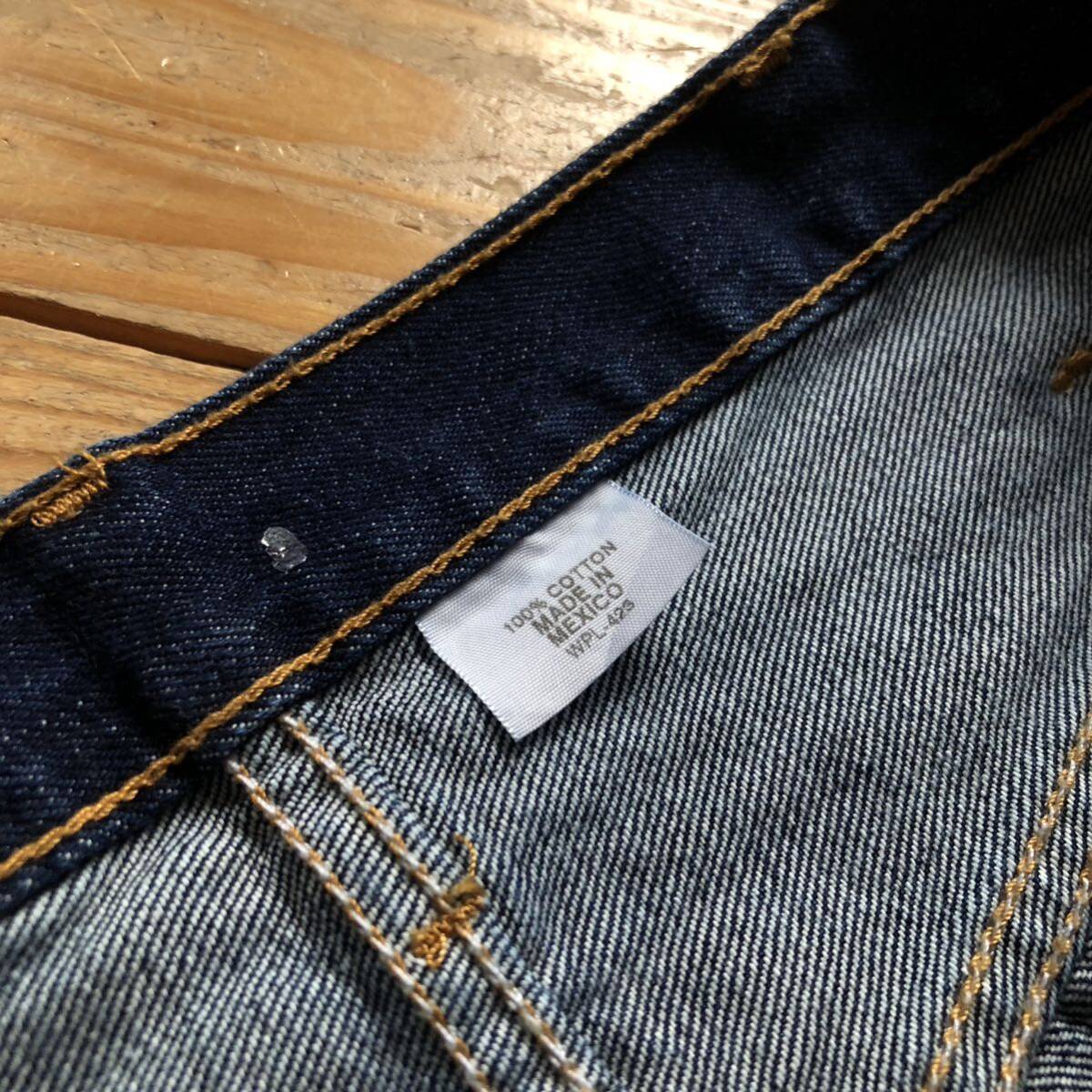 新品 Levis 510 リーバイス デニム パンツ メンズ W38 L32 濃紺 インディゴブルー ビッグサイズ ストレート タグ付き未使用品 P1361 _画像5