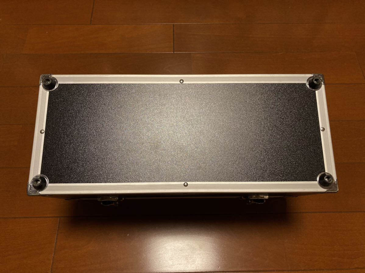 【７インチ レコードケースBOX】EPC-150 Black DJ 携帯用 持ち運び ハードケース 本体高さ129mm×幅385mm×奥行148mm、蓋の深さ54mm 