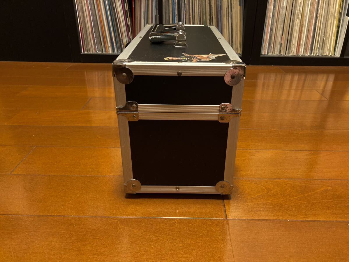 【７インチ レコードケースBOX】EPC-150 Black DJ 携帯用 持ち運び ハードケース 本体高さ129mm×幅385mm×奥行148mm、蓋の深さ54mm _画像5