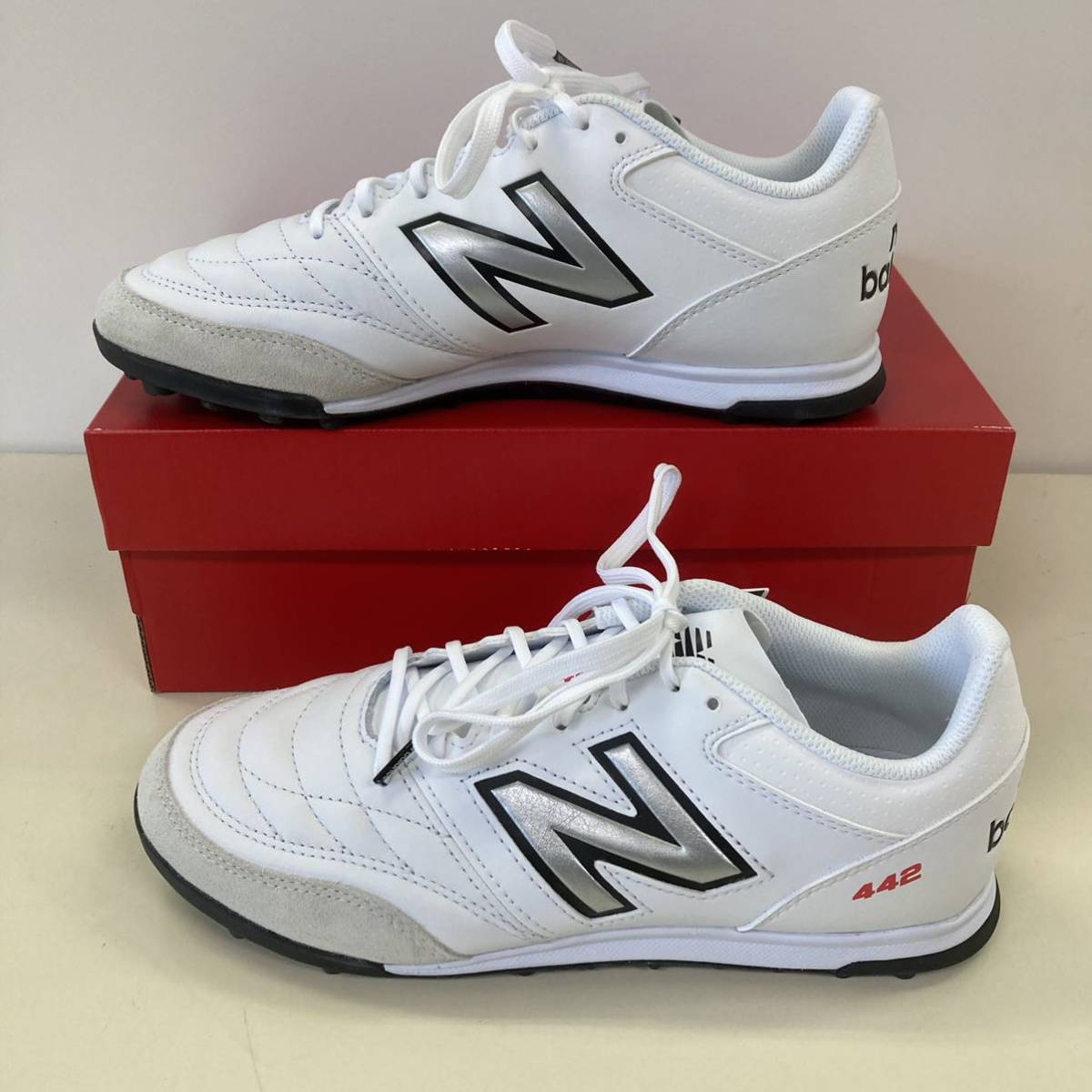 2024 新品 newbalance 26.0 トレーニング シューズ 442 TEAM TF WT2 2E WHITE ニューバランス サッカー トレシュー ホワイト チーム メンズ_画像7