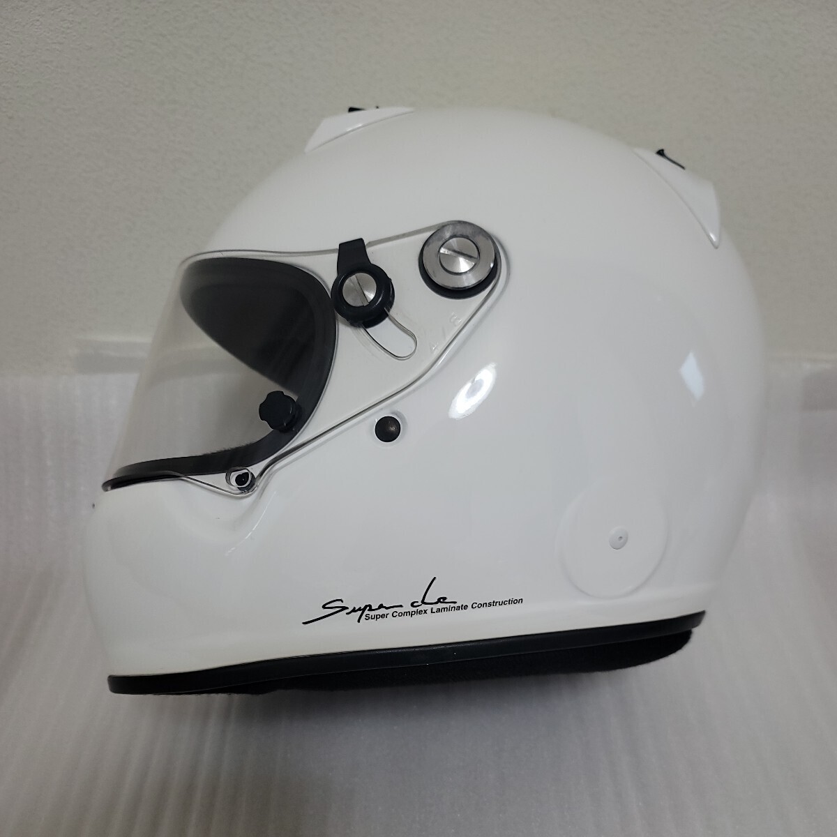 4輪レース用ヘルメット Arai GP-5W シールド・ピーク両方付属の画像3