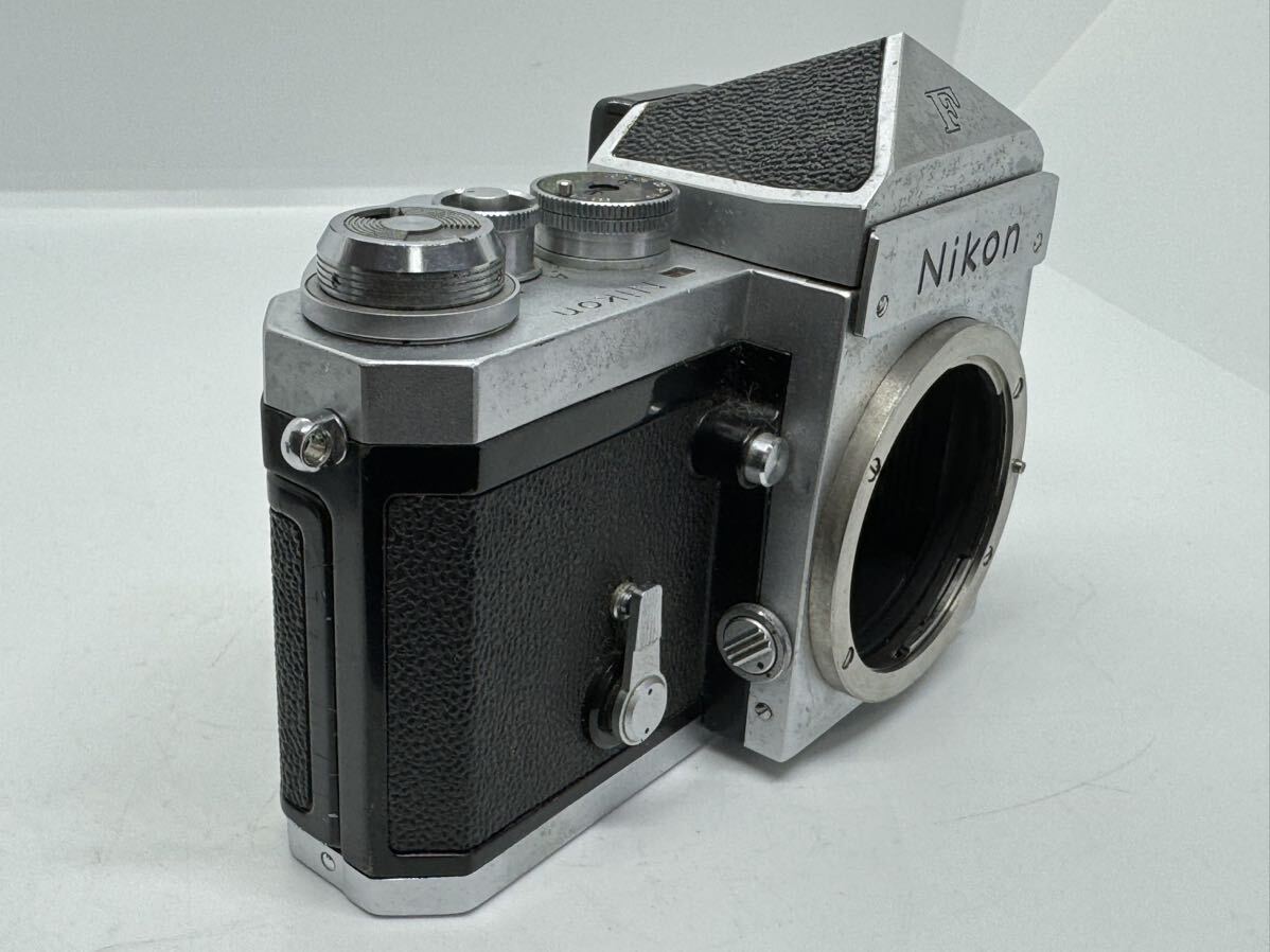 Nikon F アイレベルファインダー 一眼レフフィルムカメラ / NIKKOR-H・C Auto 1:3.5 f=28mm 【HH116】の画像3