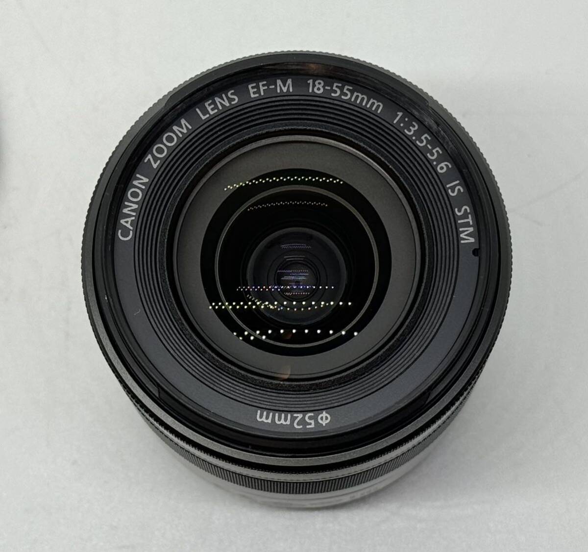  beautiful goods CANON ZOOM LENS EF-M 18-55mm 1:3.5-5.6 IS STM operation verification settled [HH120]